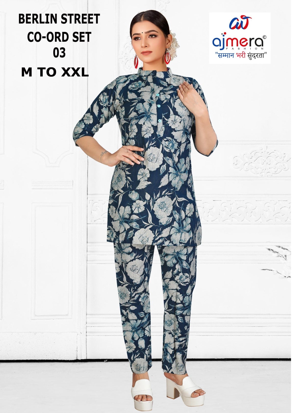 Designer Co-Ord Kurti Set for Women | KKN-BERLIN STREET