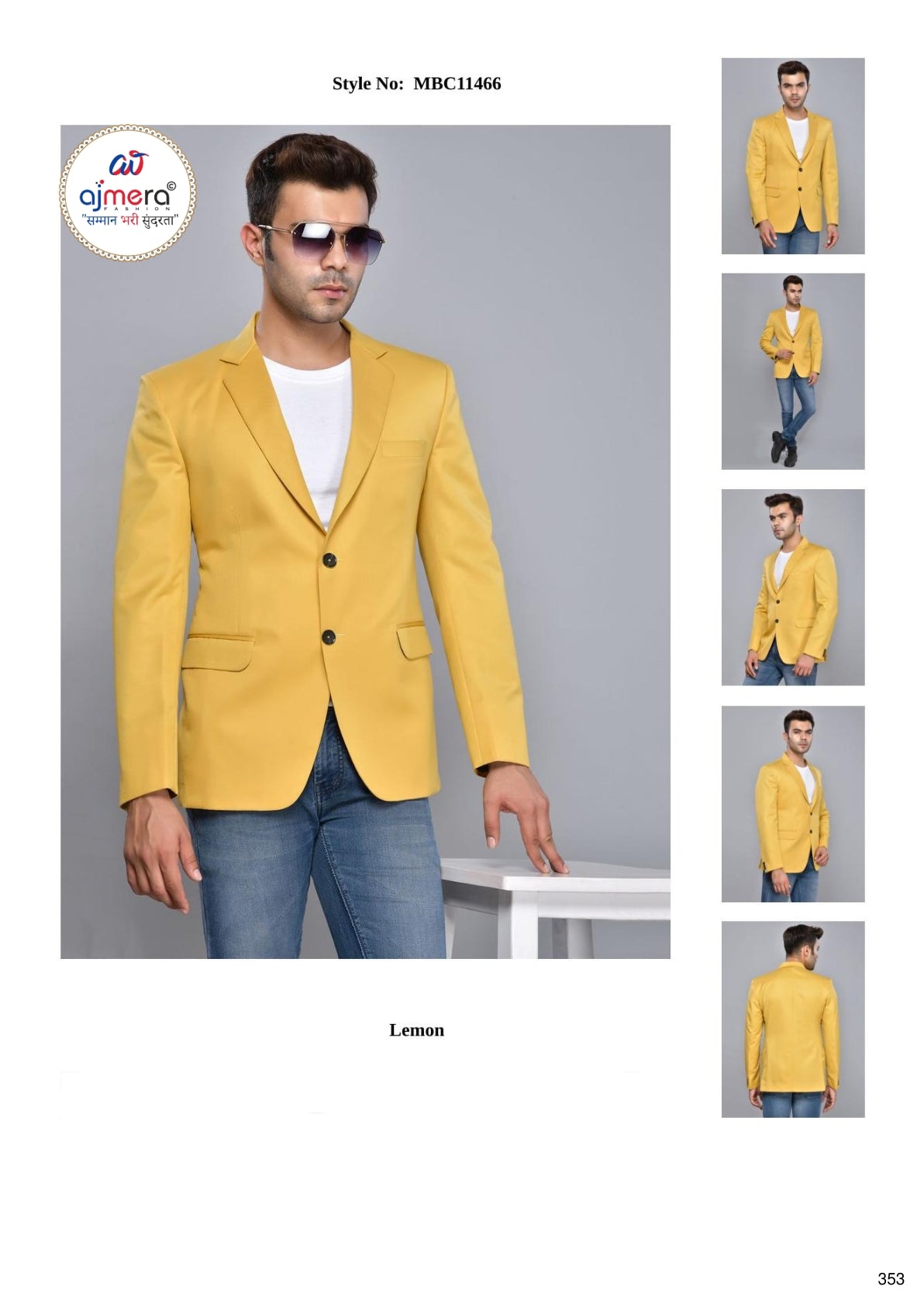 Premium Men’s Formal Blazer for Business & Party Wear | SNA-MBC11466