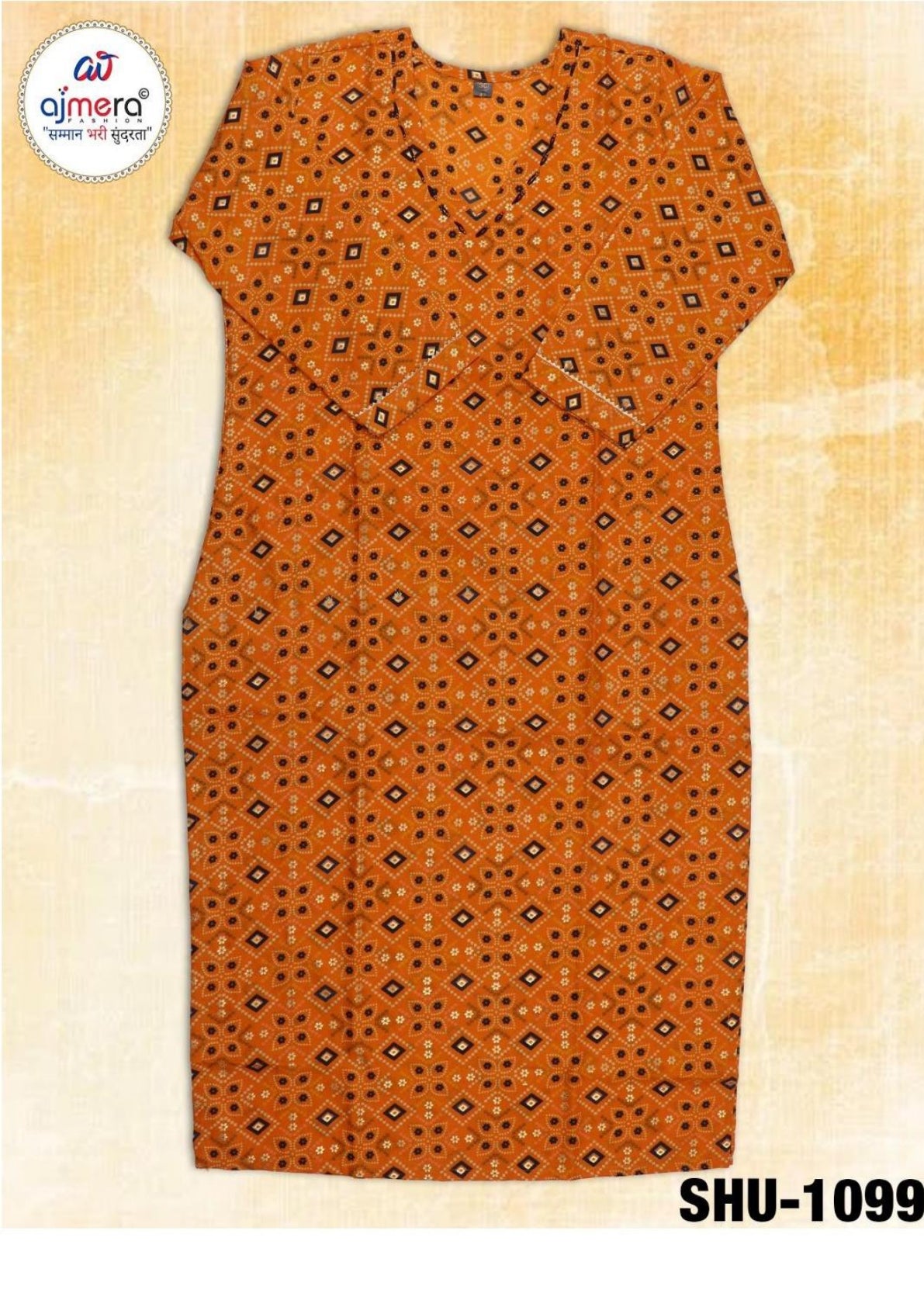 Designer Classic Ethnic Kurti for Women | SHU-1099