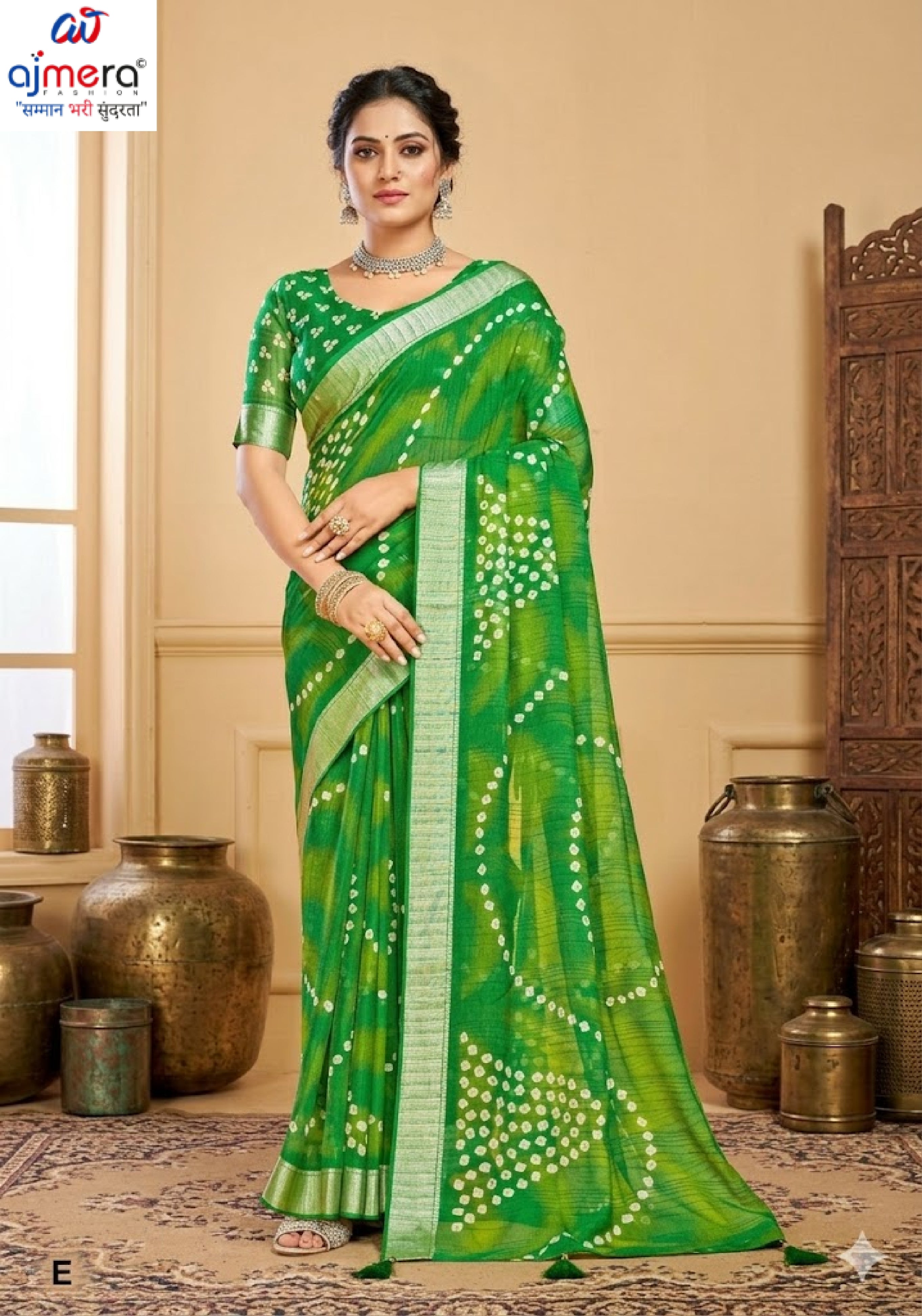 Exclusive Printed Saree with Blouse Piece for Elegant Ethnic Look  | RDD-HIMANI