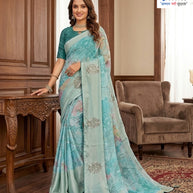 Exclusive Printed Saree with Blouse Piece for Elegant Ethnic Look | RDD-SHILPA