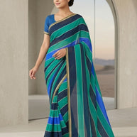 Chic Printed Saree with Blouse Piece for Sophisticated Ethnic Style | VER-HEERA-43708