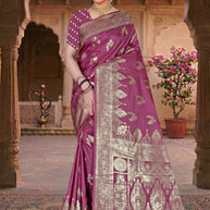 Exclusive Elegance Jacquard Silk Saree With Blouse Piece | TUL-MATWALI AANKHE SILK