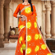 Fashionable Printed Saree with Blouse Piece for Festive Collection  | TD-DEVRANI
