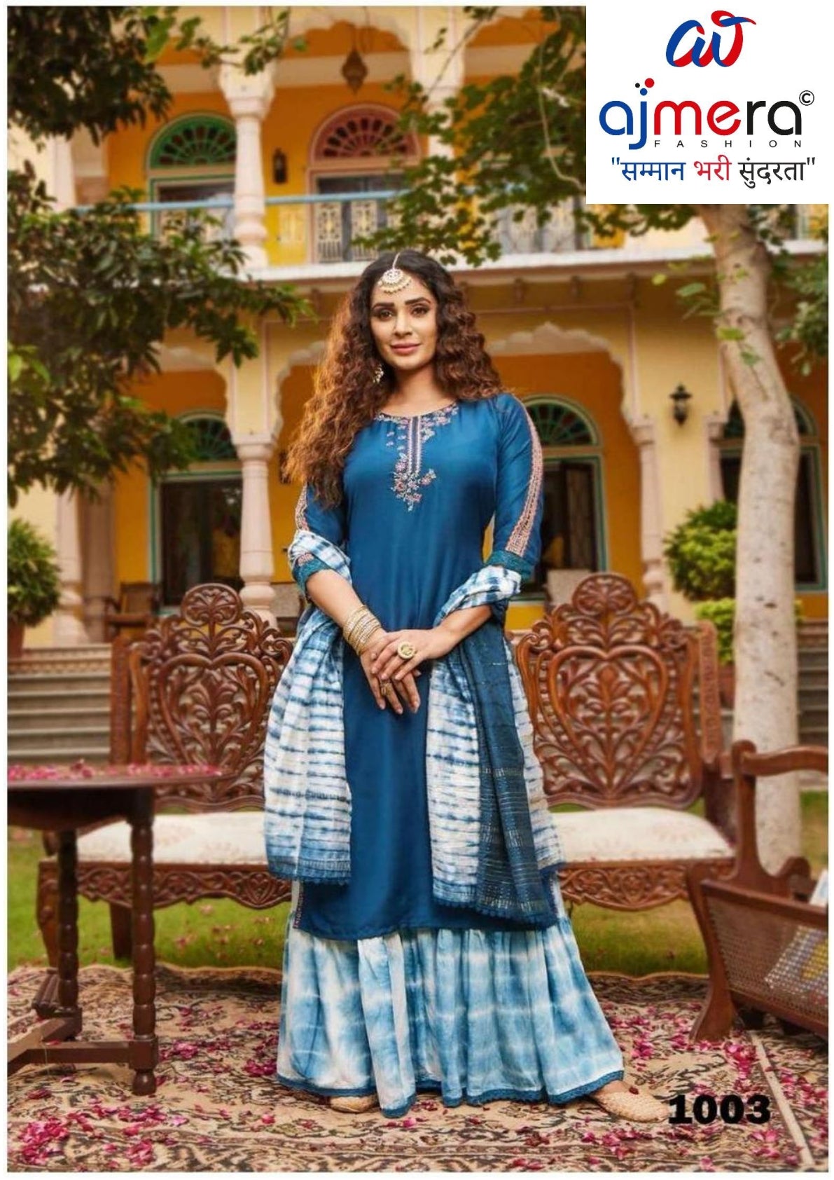 Designer Kurti Pant Dupatta Set for Women | FBI-FESTIVAL