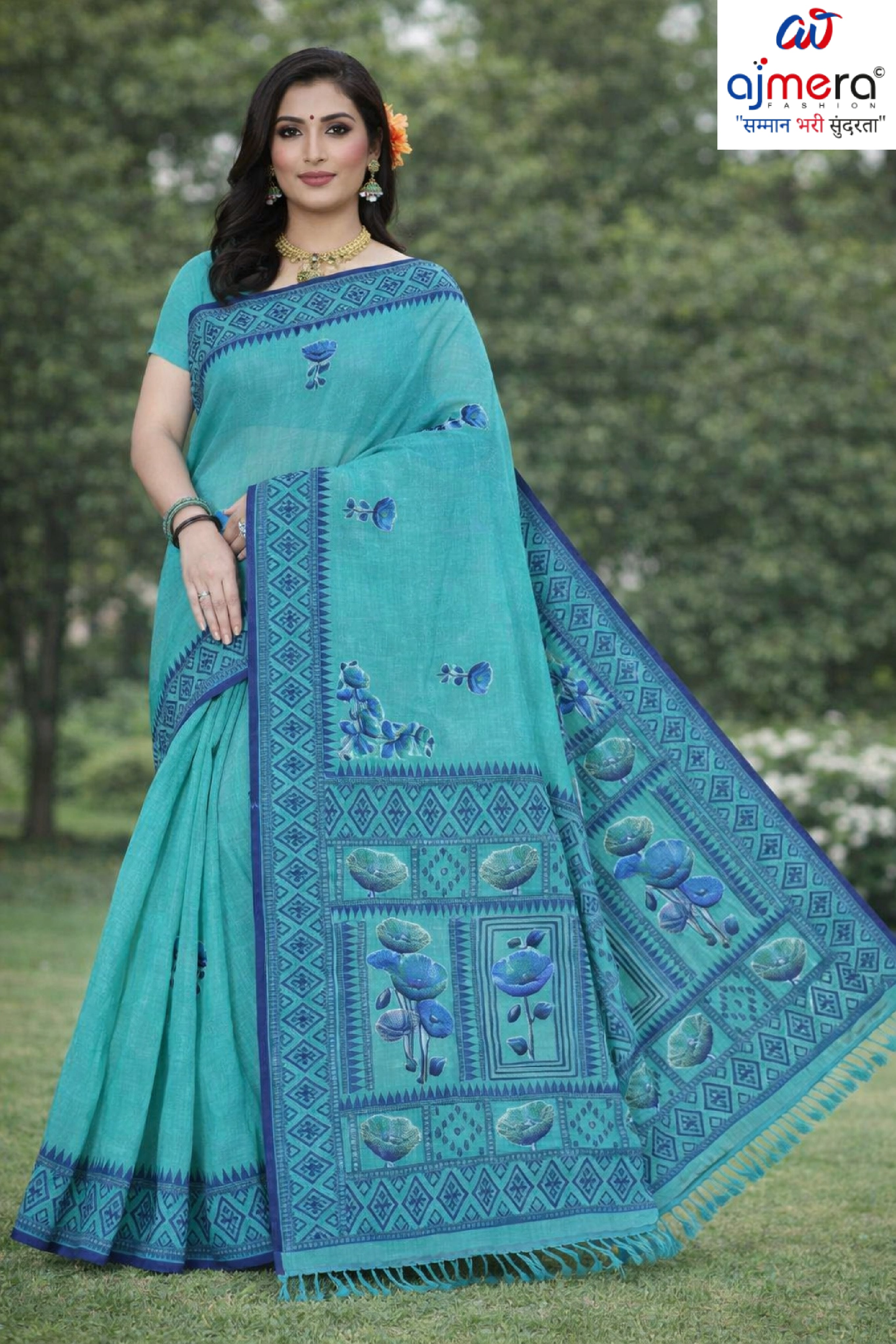 Designer Rapier Silk Matching Saree With Blouse Piece | DBU-HANSHA COTTON VOL-2