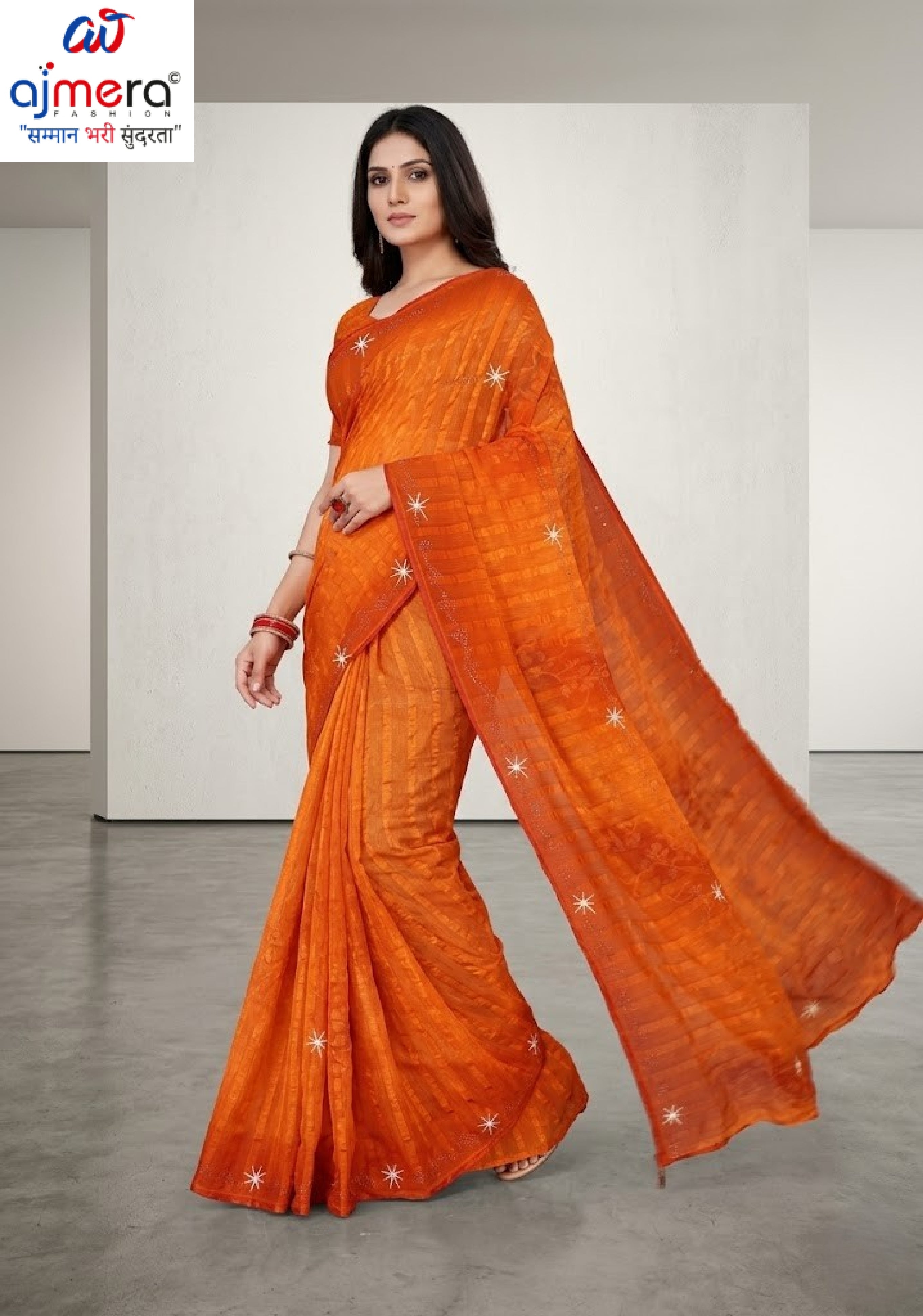 Elegant Printed Saree with Designer Blouse Piece for Festive Wear | SSR-AGARTALA