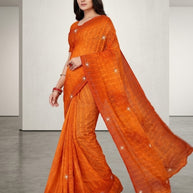 Elegant Printed Saree with Designer Blouse Piece for Festive Wear | SSR-AGARTALA