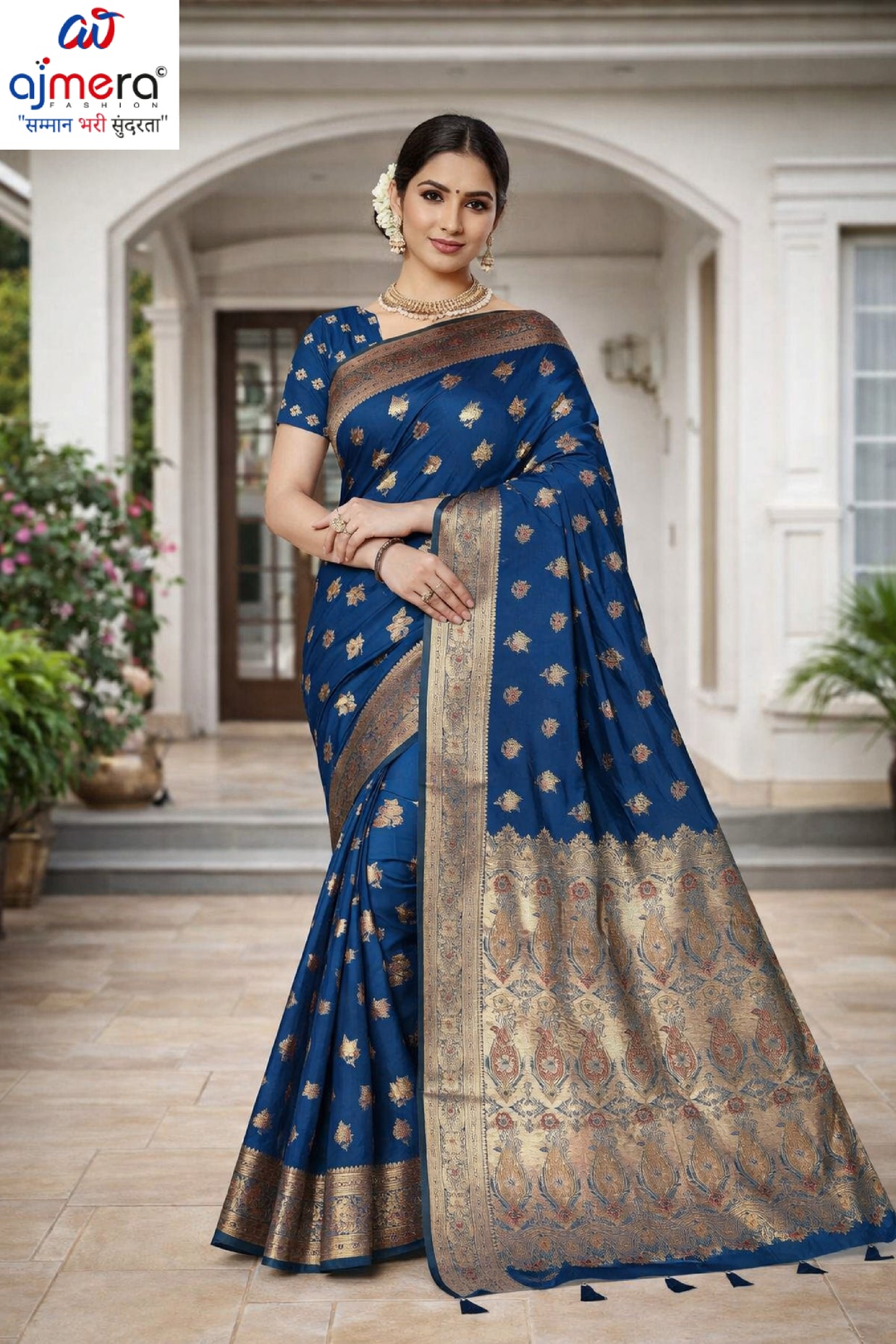 Premium Jacquard Silk Saree with Matching Blouse Piece for Ethnic Celebrations | TUL-CLEAR SILK VOL-07
