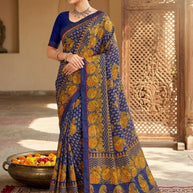 Trendy Printed Saree with Blouse Piece for Women’s Ethnic Wardrobe | PRM-BREZZA