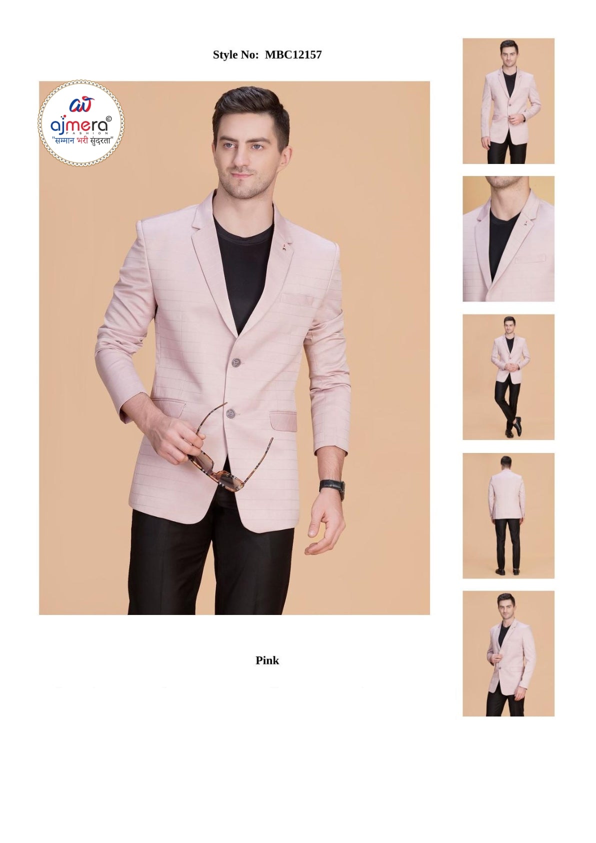 Premium Men’s Formal Blazer for Business & Party Wear | SNA-MBC12157
