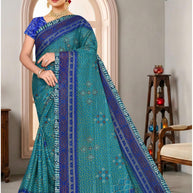 Contemporary Printed Saree with Blouse Piece for Premium Wear | SNR-SANDWISH