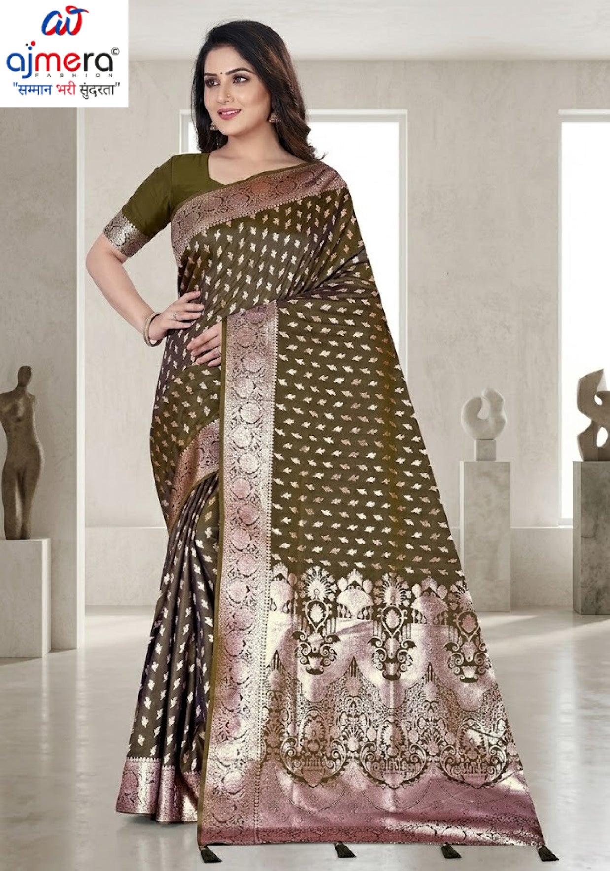 Luxury Jacquard Silk Saree with Blouse Piece for Wedding & Party Wear | TUL-MALBARI SILK VOL-41