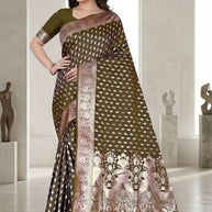 Luxury Jacquard Silk Saree with Blouse Piece for Wedding & Party Wear | TUL-MALBARI SILK VOL-41
