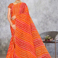 Chic Printed Saree with Blouse Piece for Sophisticated Ethnic Style | SNR-JUMP