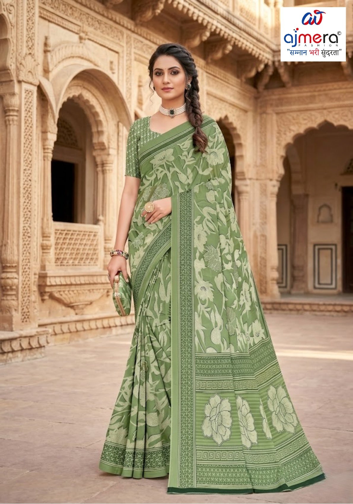 Graceful Printed Saree with Blouse Piece for Modern Ethnic Fashion | GLC-GOPALA