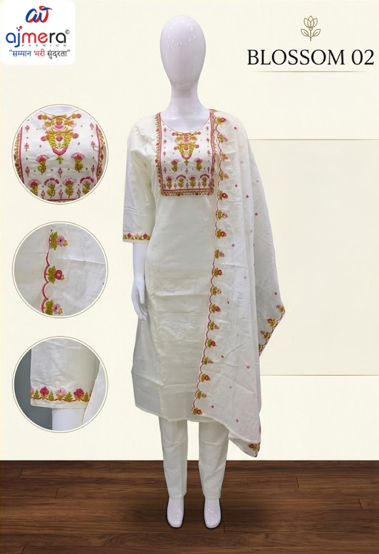 Designer Floral Kurti Set for Women | TNC-BLOSSOM