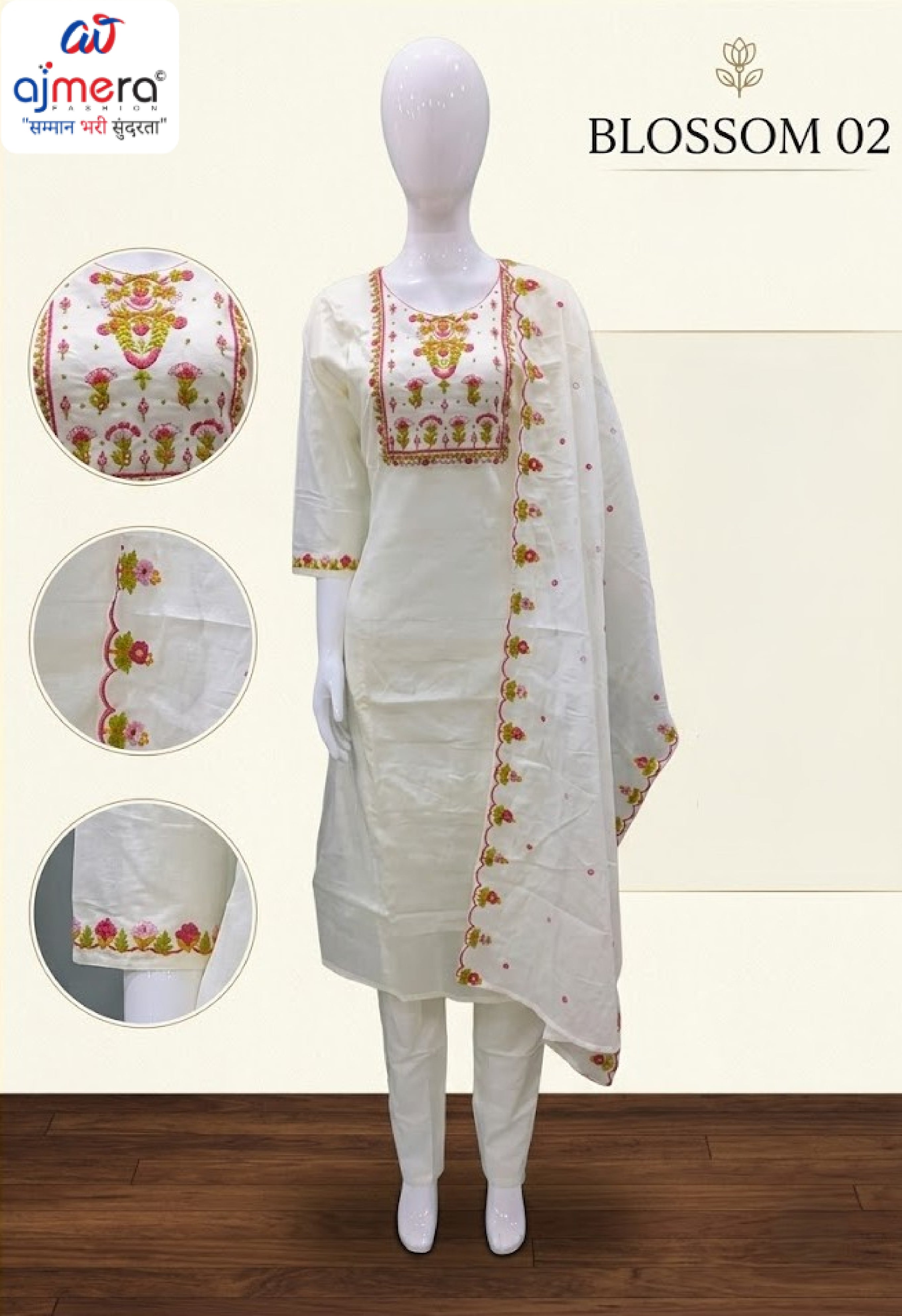 Designer Floral Kurti Set for Women | TNC-BLOSSOM