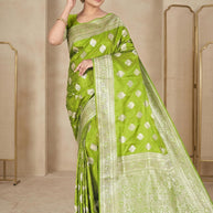 Versatile Rapier Silk Matching Saree With Blouse Piece | VDX-MUSKAN SILK