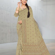 Suti Cotton Saree with Blouse Piece for Premium Ethnic and Traditional Wear | DFL-SANVI-07