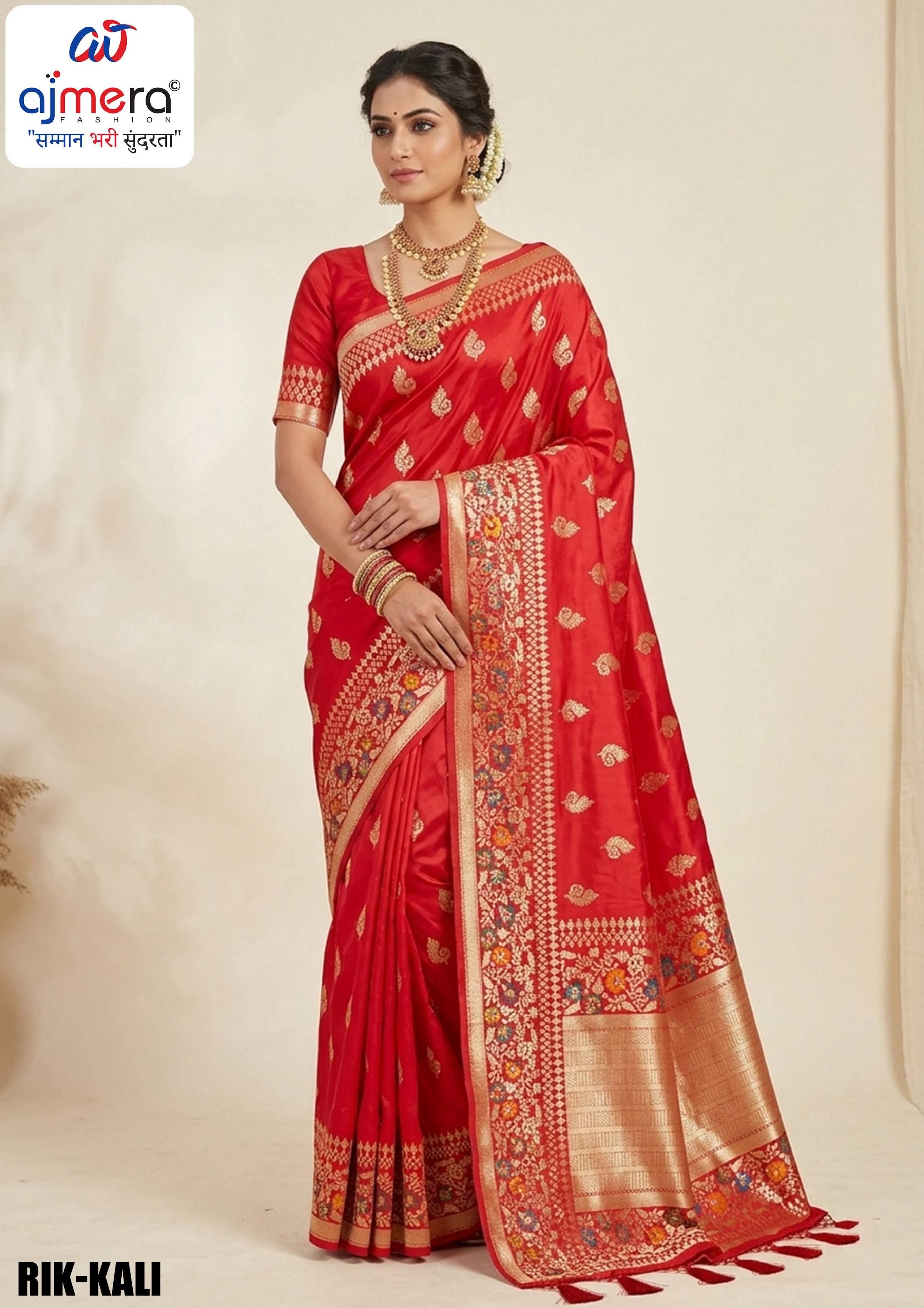 Rich Weave Jacquard Silk Saree With Blouse Piece | RIK-KALI