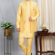 Premium Men's Kurta & Payjama for Wedding & Festive Wear | SNA-MKP12143