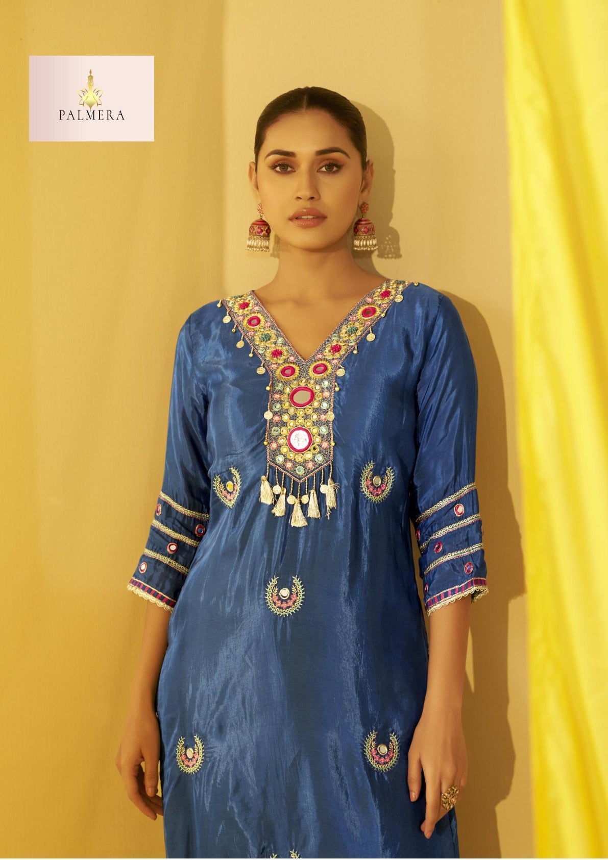 Elegant Designer Palmera Kurti Set for Women | KUL-1401