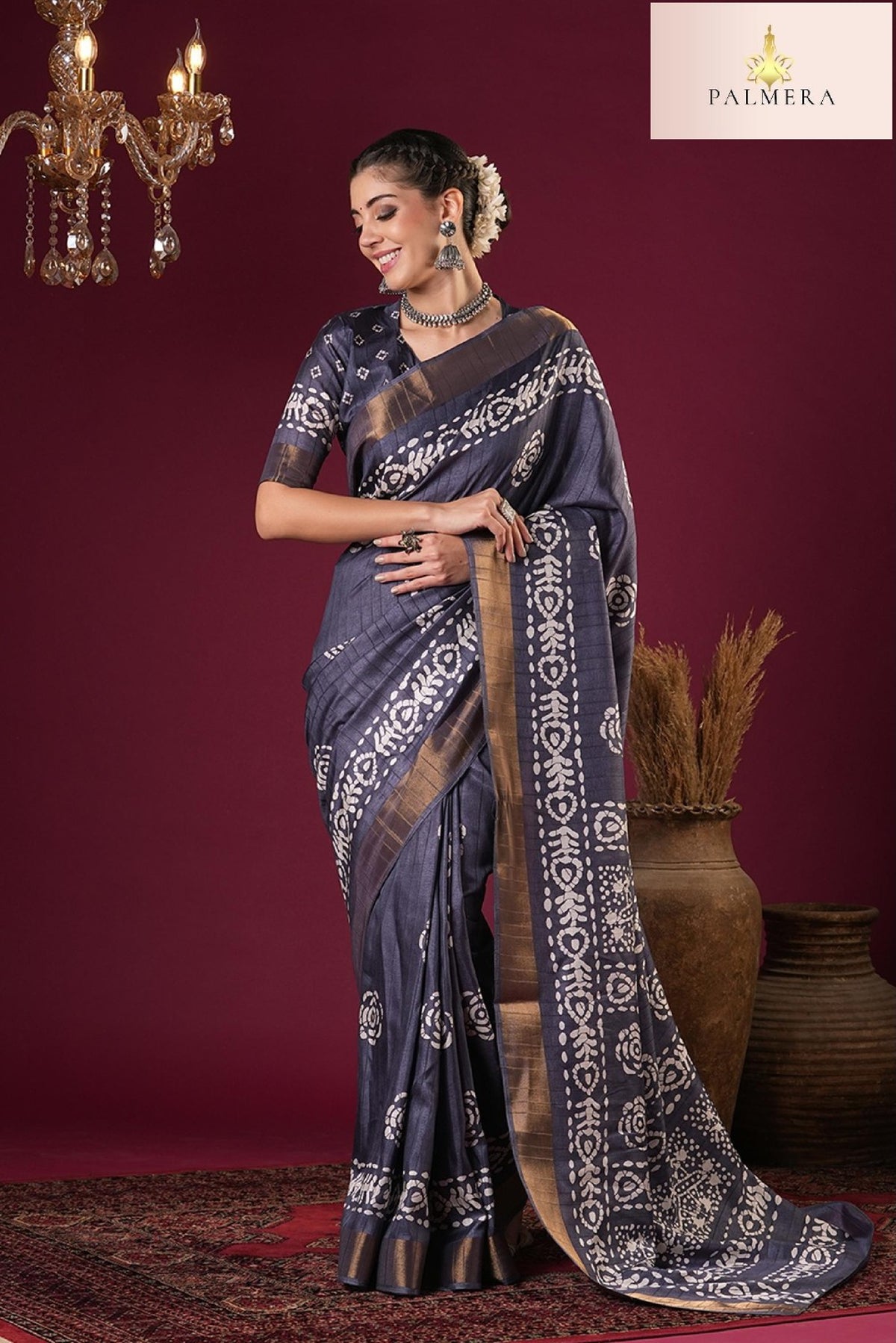 Holland Silk Handloom Silk Saree with Blouse for Premium Ethnic and Traditional Wear | ALL-HOLLAND SILK-100