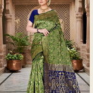 Crafted Rapier Silk Matching Saree With Blouse Piece | TUL-KALASH SILK VOL-04