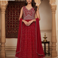Elegant Designer Party Wear Gown for Women | AAS-77424