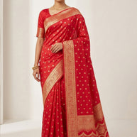 Classic Rapier Silk Matching Saree With Blouse Piece | GYT-VAIDEHI