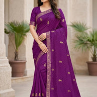 Fancy Matching Saree Wholesale with Blouse Piece for Premium Ethnic and Traditional Wear | VKM-VAYU
