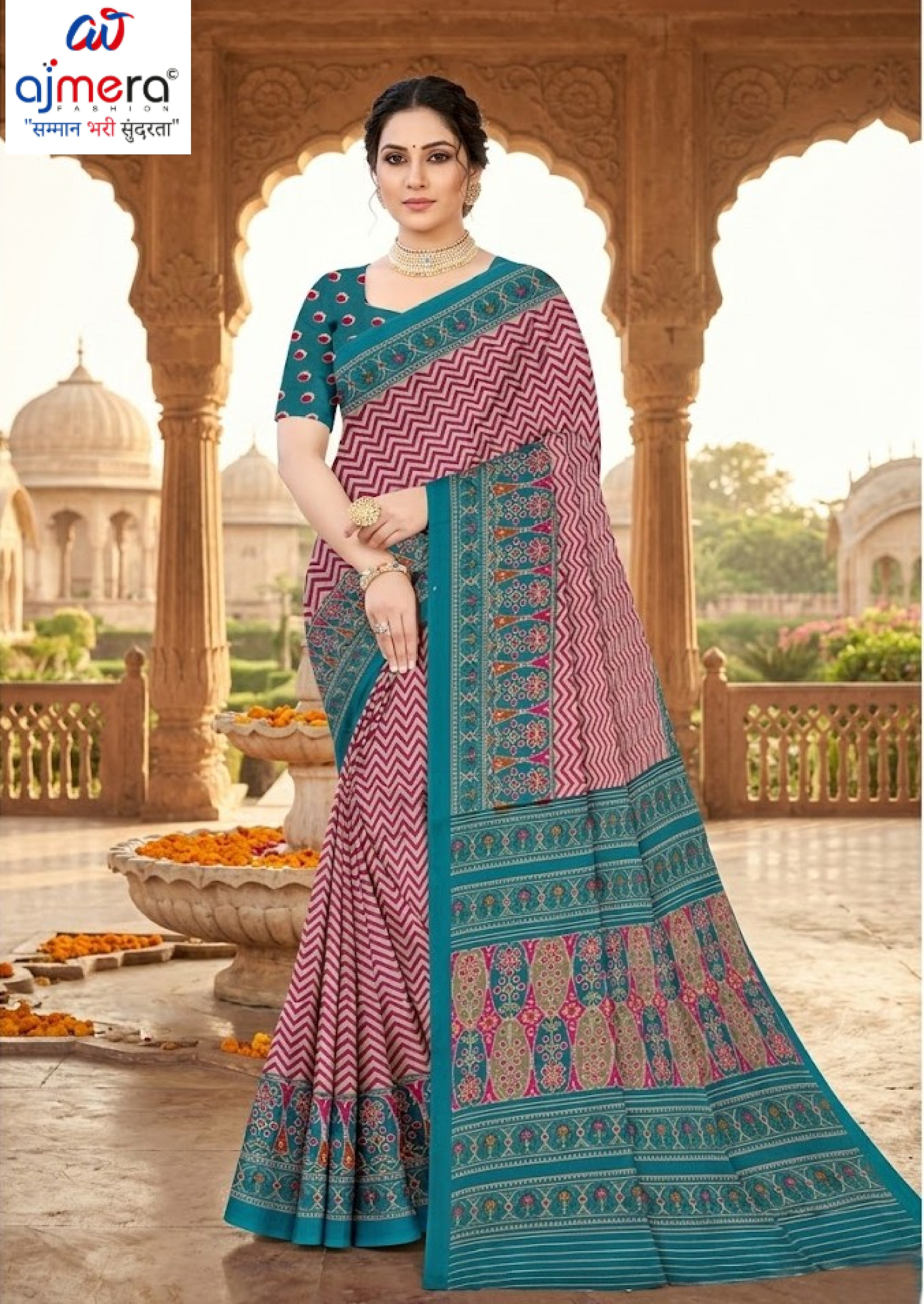 Trendy Printed Saree with Blouse Piece for Women’s Ethnic Wardrobe | PUS-DREAM GIRL-513