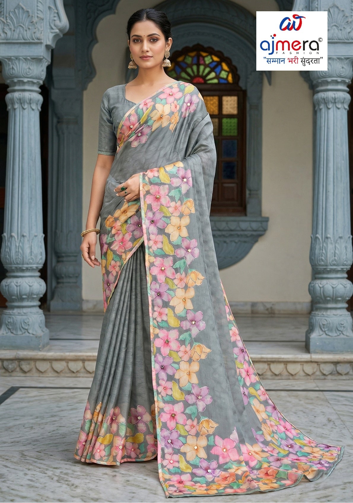 Trendy Printed Saree with Blouse Piece for Women’s Ethnic Wardrobe  | RMF-SAANVIKA VOL-2