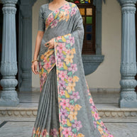 Trendy Printed Saree with Blouse Piece for Women’s Ethnic Wardrobe  | RMF-SAANVIKA VOL-2