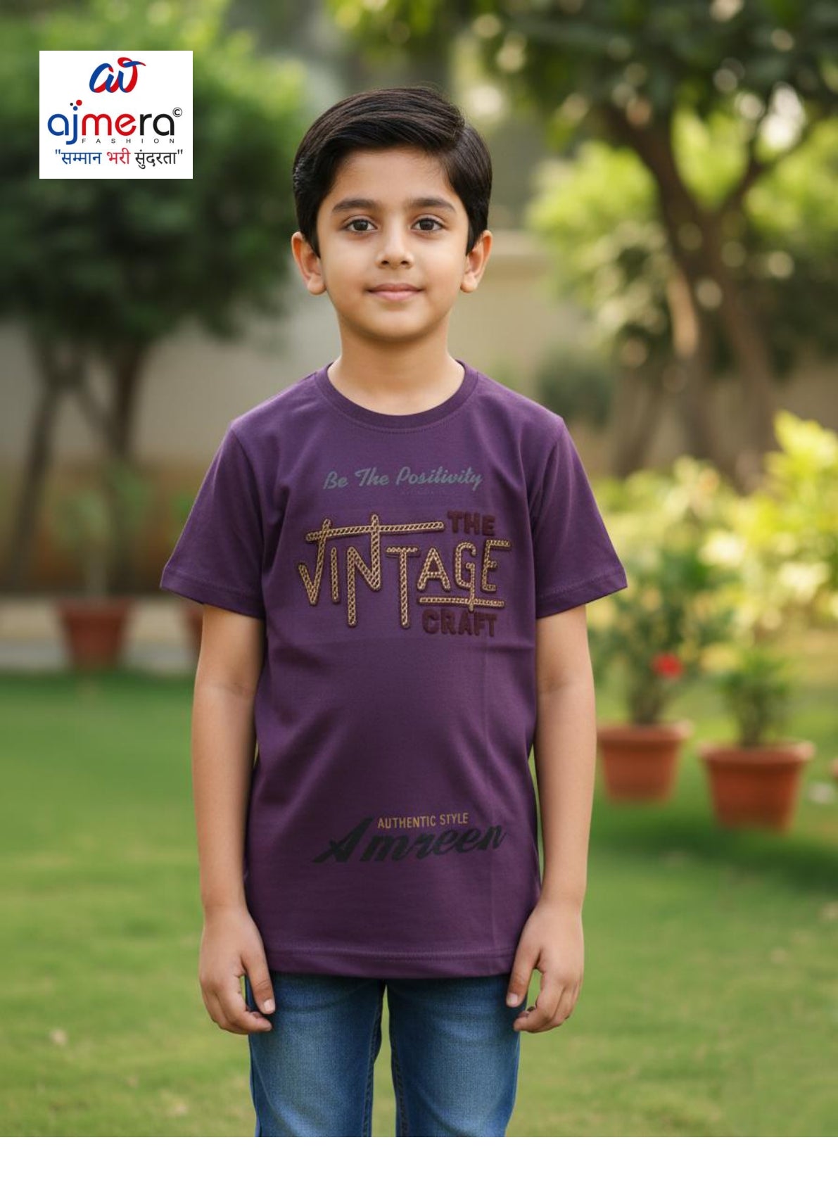 Kids T-Shirt Wholesale in Surat | HDS-SPARKEY T-SHIRT-38X40