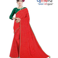 Beautiful Printed Saree with Blouse Piece for Cultural Celebrations  | TD-PUSHPA