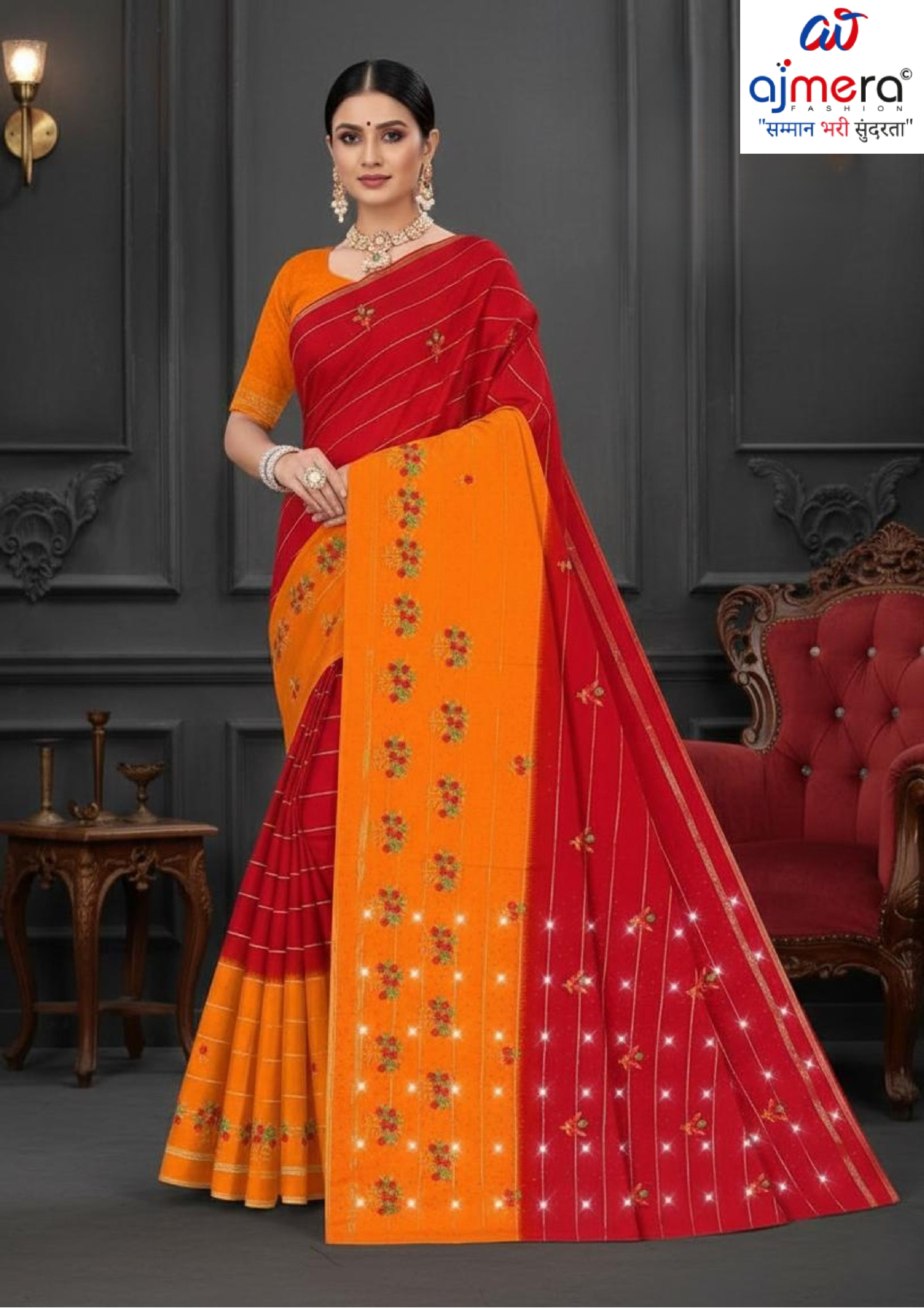 Suti Cotton Saree with Blouse Piece for Premium Ethnic and Traditional Wear | BRK-SOFIA BP
