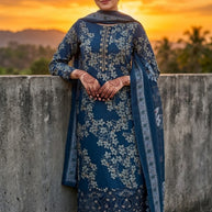 Elegant Unstitched Salwar Suit | VAS-AL HAYA
