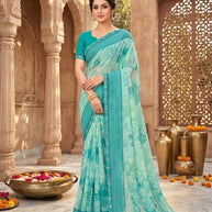 Beautiful Printed Saree with Blouse Piece for Cultural Celebrations  | PRM-RANGBAAZ