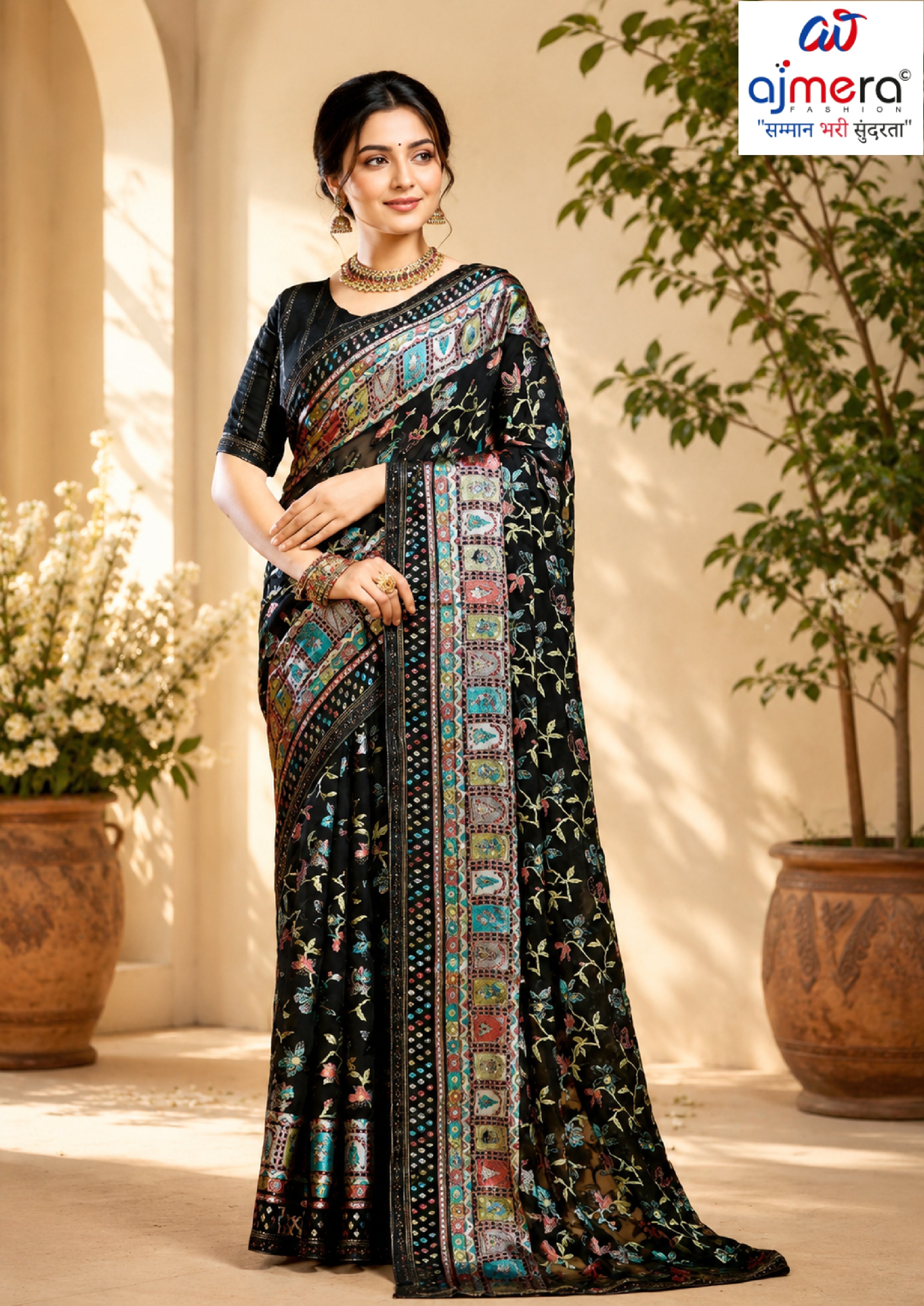 Premium Printed Saree with Matching Blouse Piece for Ethnic Elegance  | RDD-AVISHA VOL-02