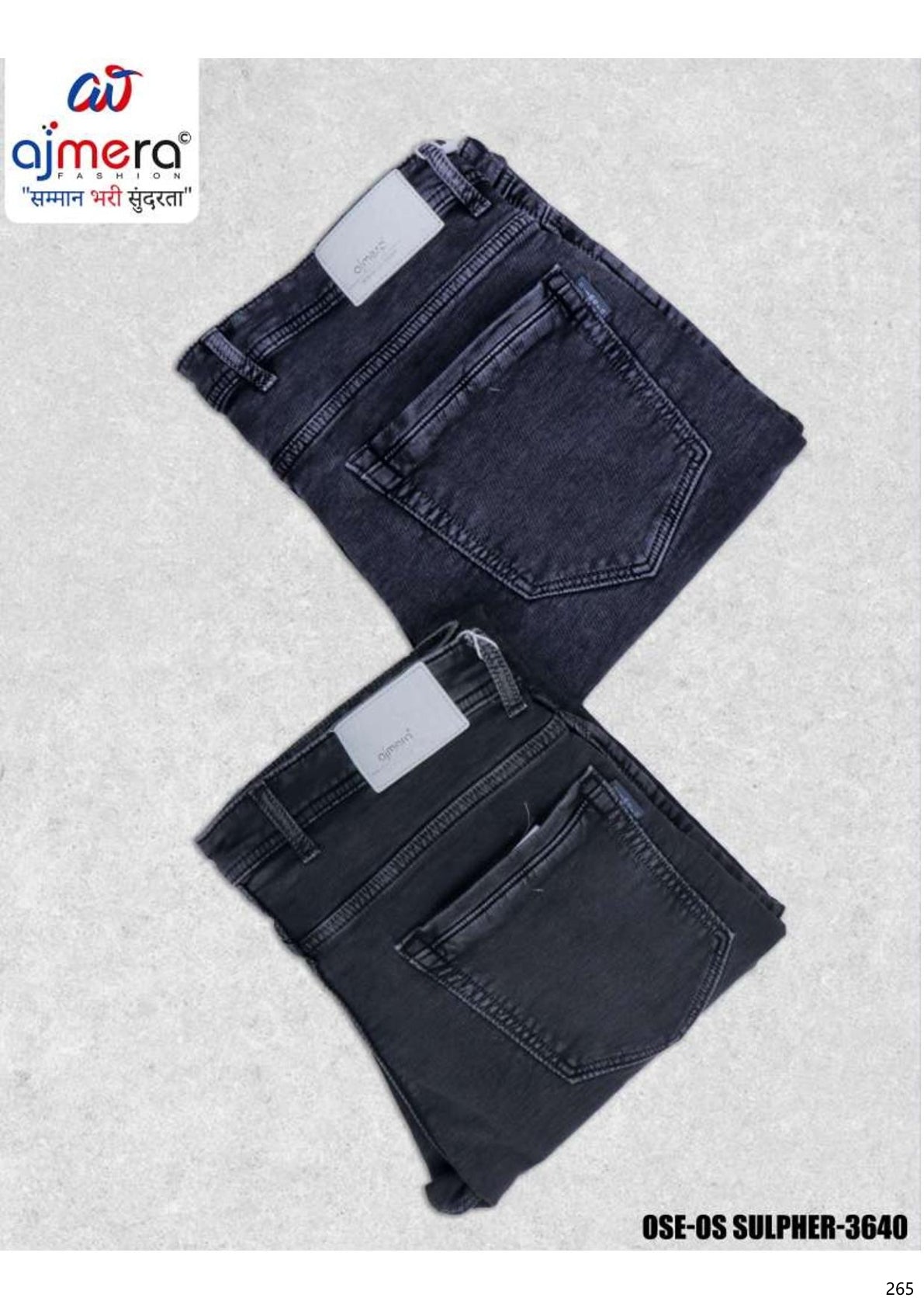 Premium Men's Denim Jeans for Casual & Everyday Wear | OSE-OS SULPHER-36X40
