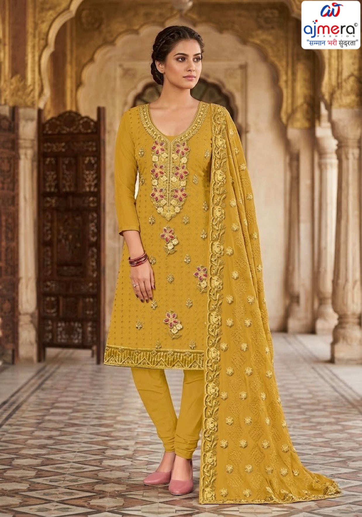 Classic Jaam Unstitched Suit Material | RPY-OFFICE TIME