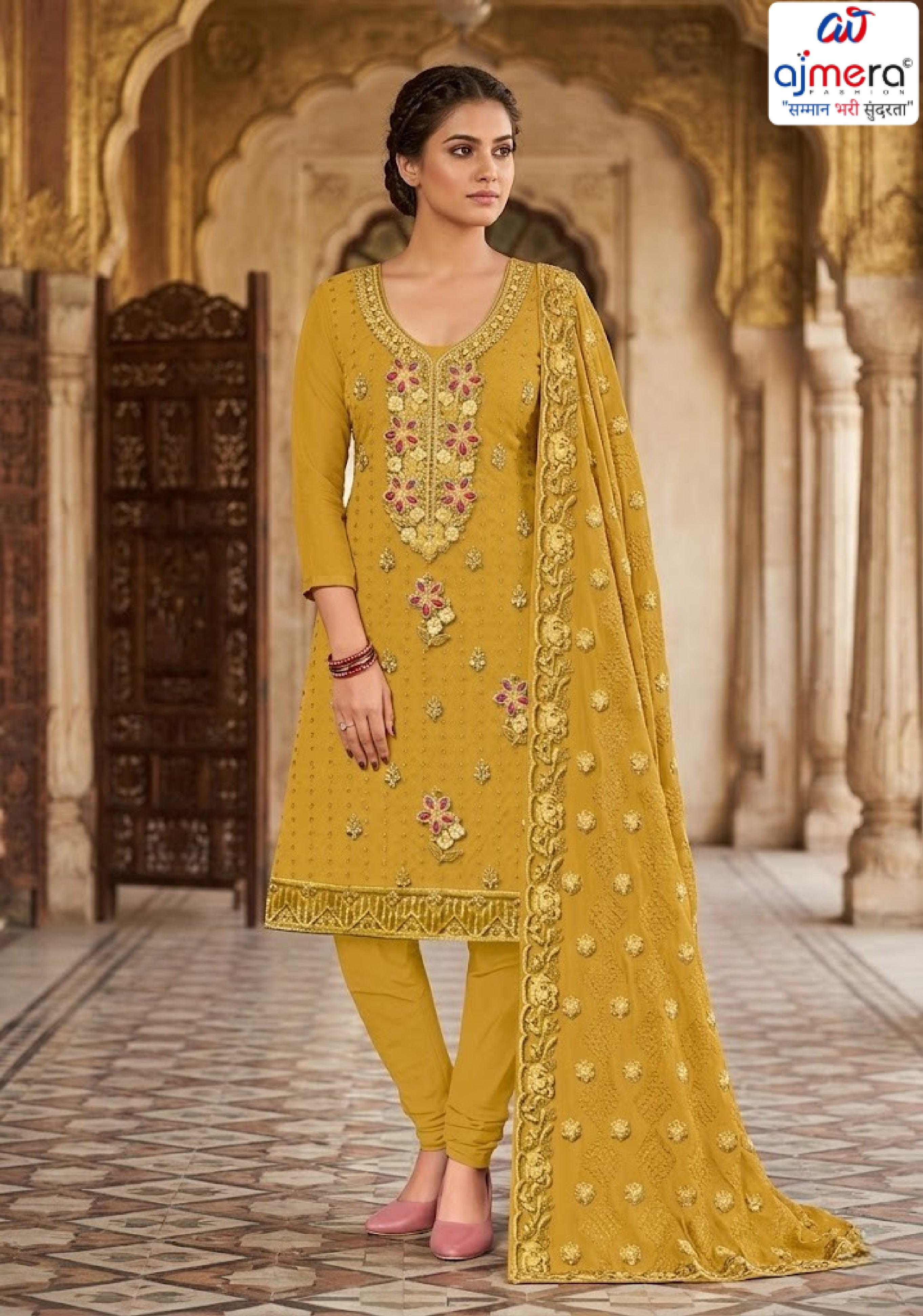 Classic Jaam Unstitched Suit Material | RPY-OFFICE TIME