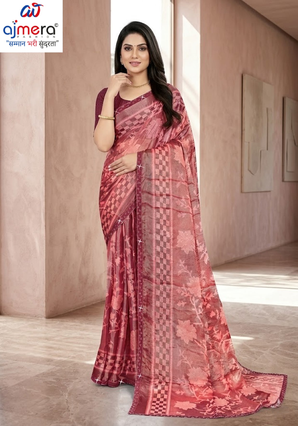 Fashionable Printed Saree with Blouse Piece for Festive Collection | TTS-HEENA VOL-28