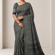Digital Printed Saree with Blouse Piece for Premium Ethnic and Traditional Wear | STG-MALINI