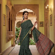 Designer Printed Saree with Blouse Piece for Special Occasions  | RMF-BRIDAL VOL-5