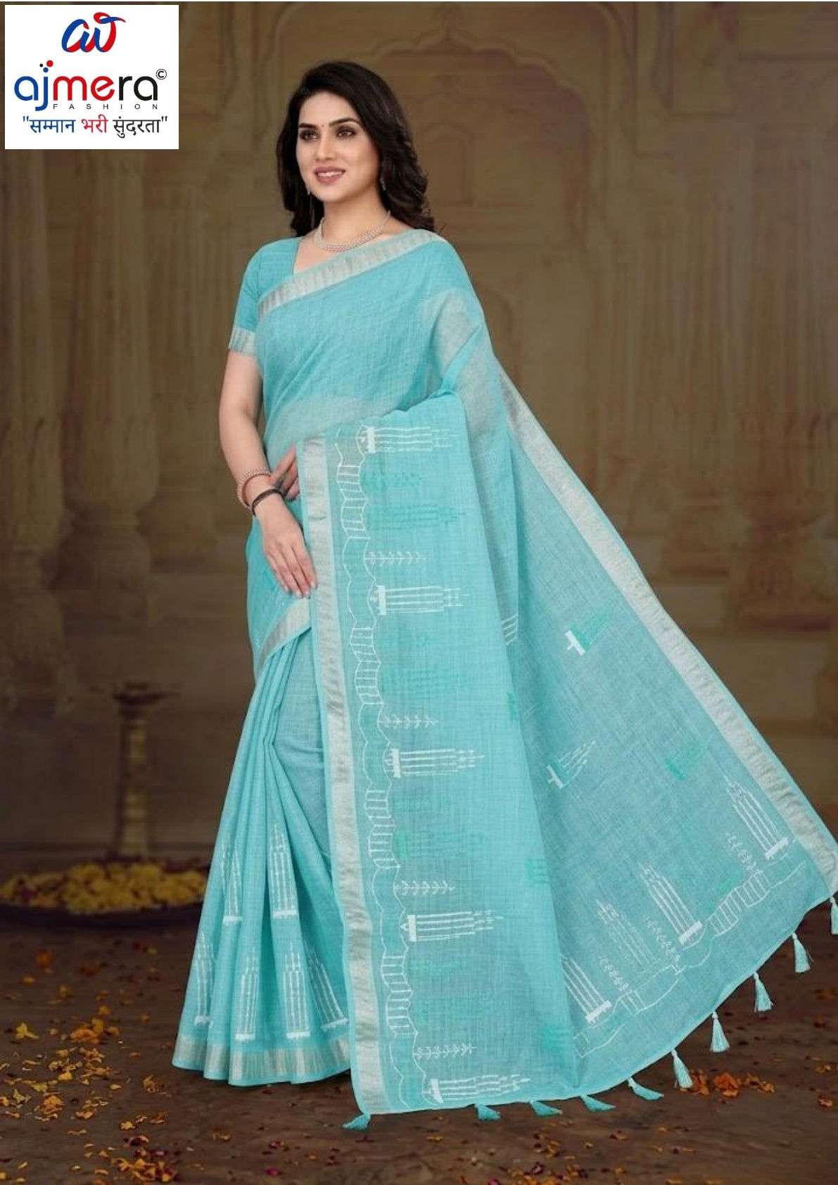 Elegant Jacquard Silk Saree with Designer Blouse Piece for Festive Elegance | MTE-25350