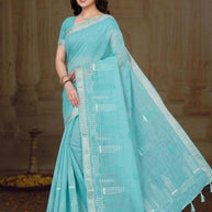 Elegant Jacquard Silk Saree with Designer Blouse Piece for Festive Elegance | MTE-25350