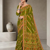 Pure Cotton Saree with Without Blouse for Premium Ethnic and Traditional Wear | TLS-PREETY SILK